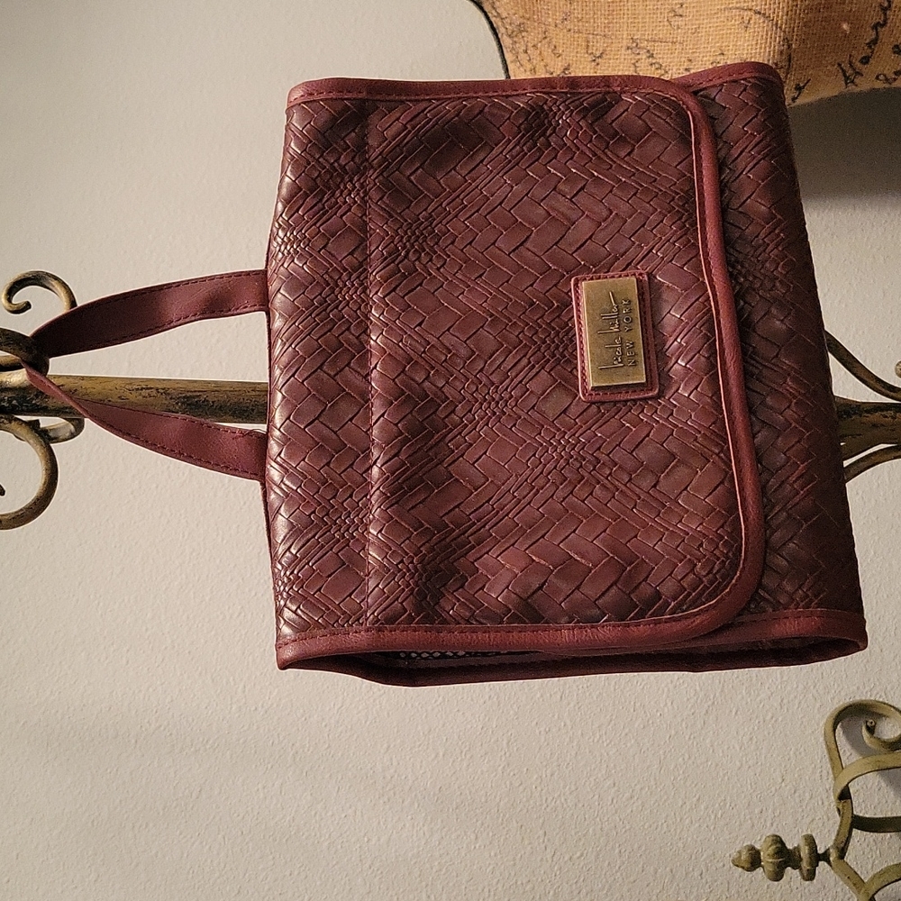 Nicole Miller folding cosmetic bag